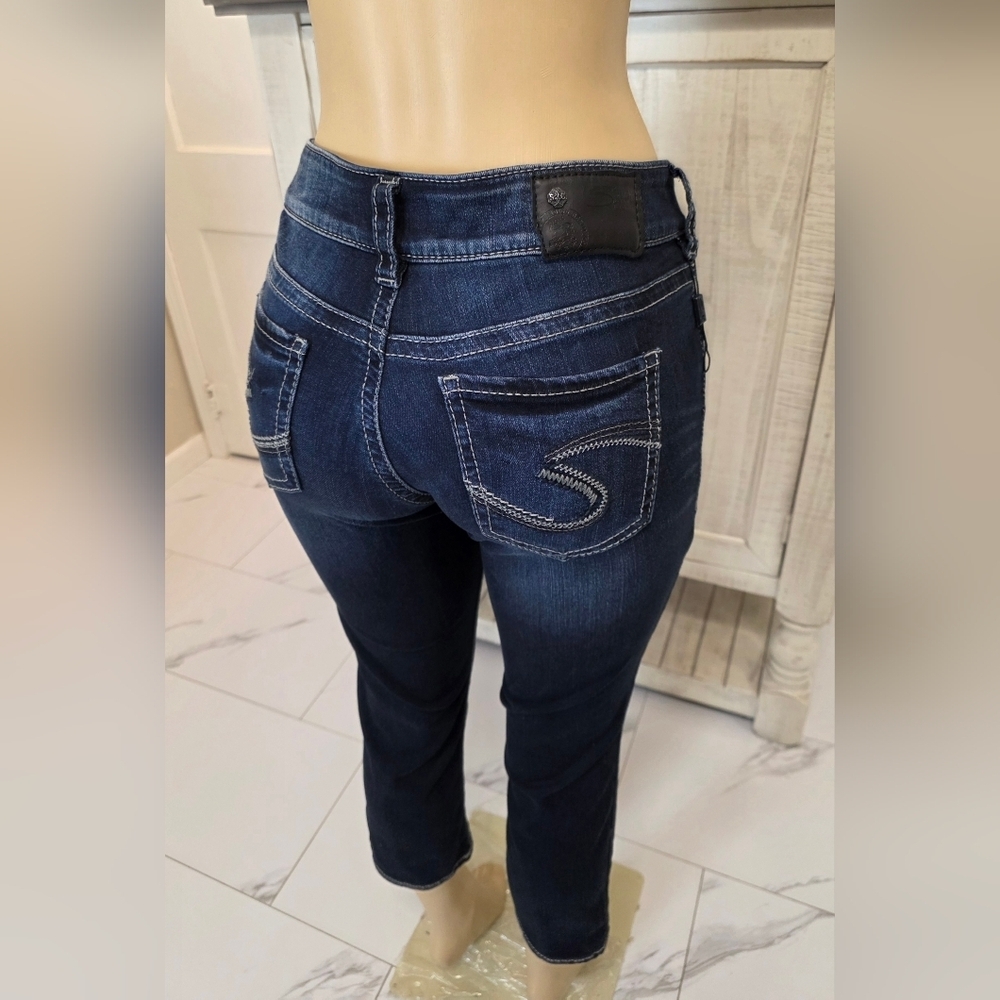 Silver Suki Capri Jeans